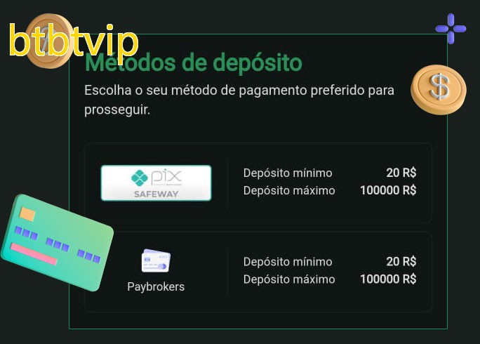 O cassino btbtvipbet oferece uma grande variedade de métodos de pagamento