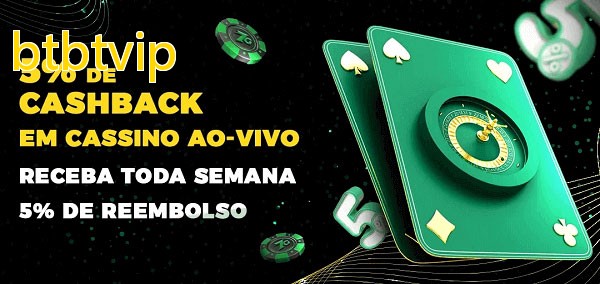 Promoções do cassino ao Vivo btbtvip